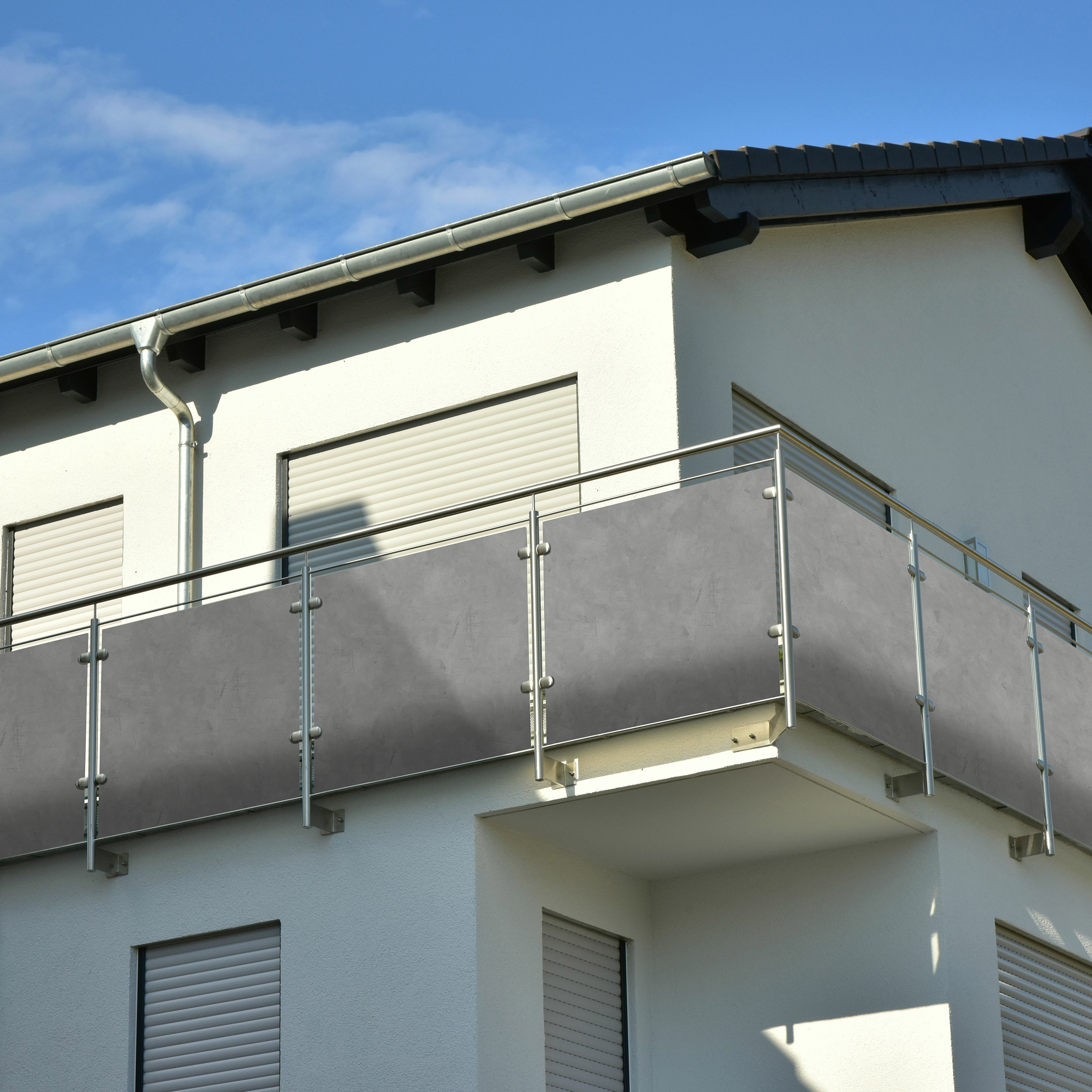ALUCOM® Alu Verbundplatte Balkon Geländer-Platten 6 mm | Beton Optik ALUCOM® Alu Verbundplatte Balkon Geländer-Platten 6 mm | Beton Optik