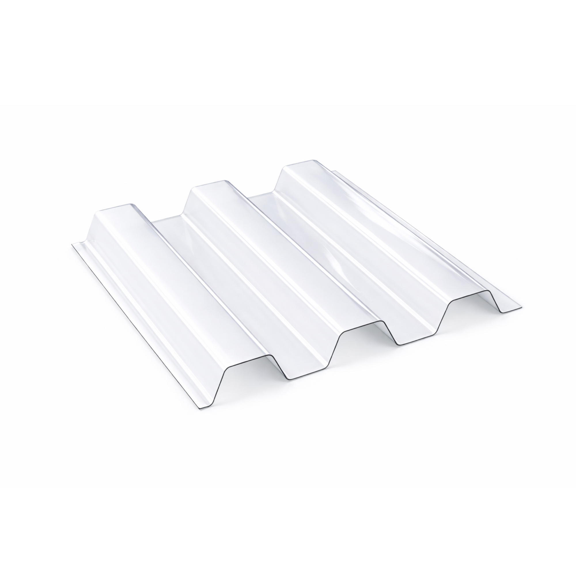PVC Wellplatten Trapez farblos 70/18 1,0mm - Renolit Ondex Sollux® Lichtplatten