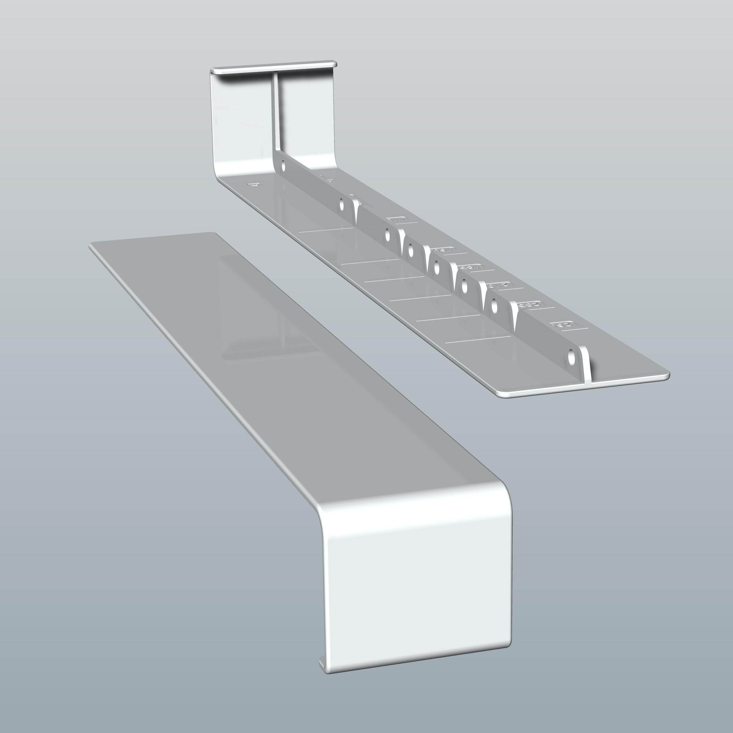 Stoßverbinder für Hartschaumwinkel / Winkelprofil Mikupan weiß glatt Stoßverbinder für Hartschaumwinkel / Winkelprofil Mikupan weiß glatt