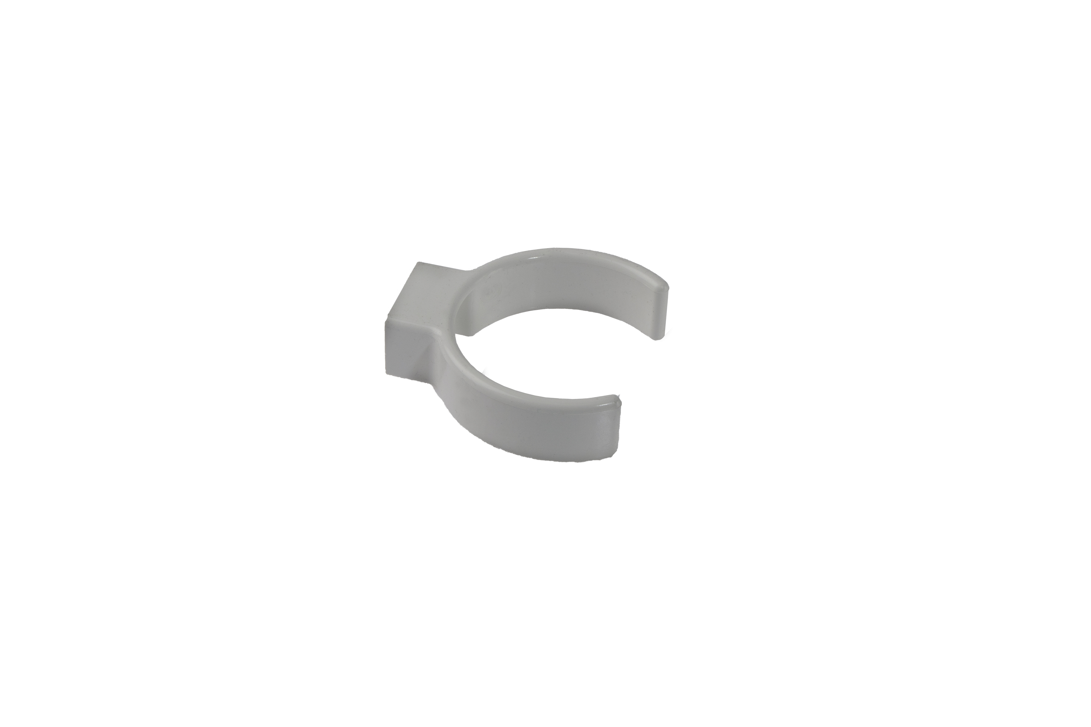 Clip-Rohrschelle PVC Grau für DN75 inkl. Schraube
