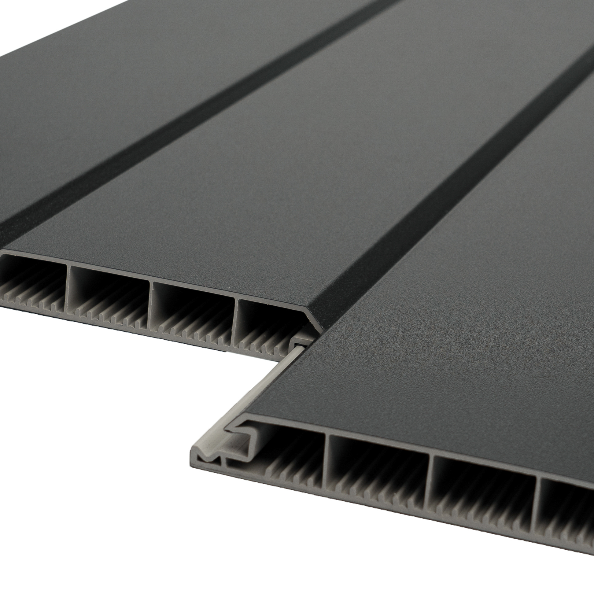 Torfüllung Kunststoff Alux Anthrazit metallic - Kunststoffbretter für Torfüllung 200 x 17 mm Hohlprofil Torfüllung Kunststoff Alux Anthrazit metallic - Kunststoffbretter für Torfüllung 200 x 17 mm Hohlprofil