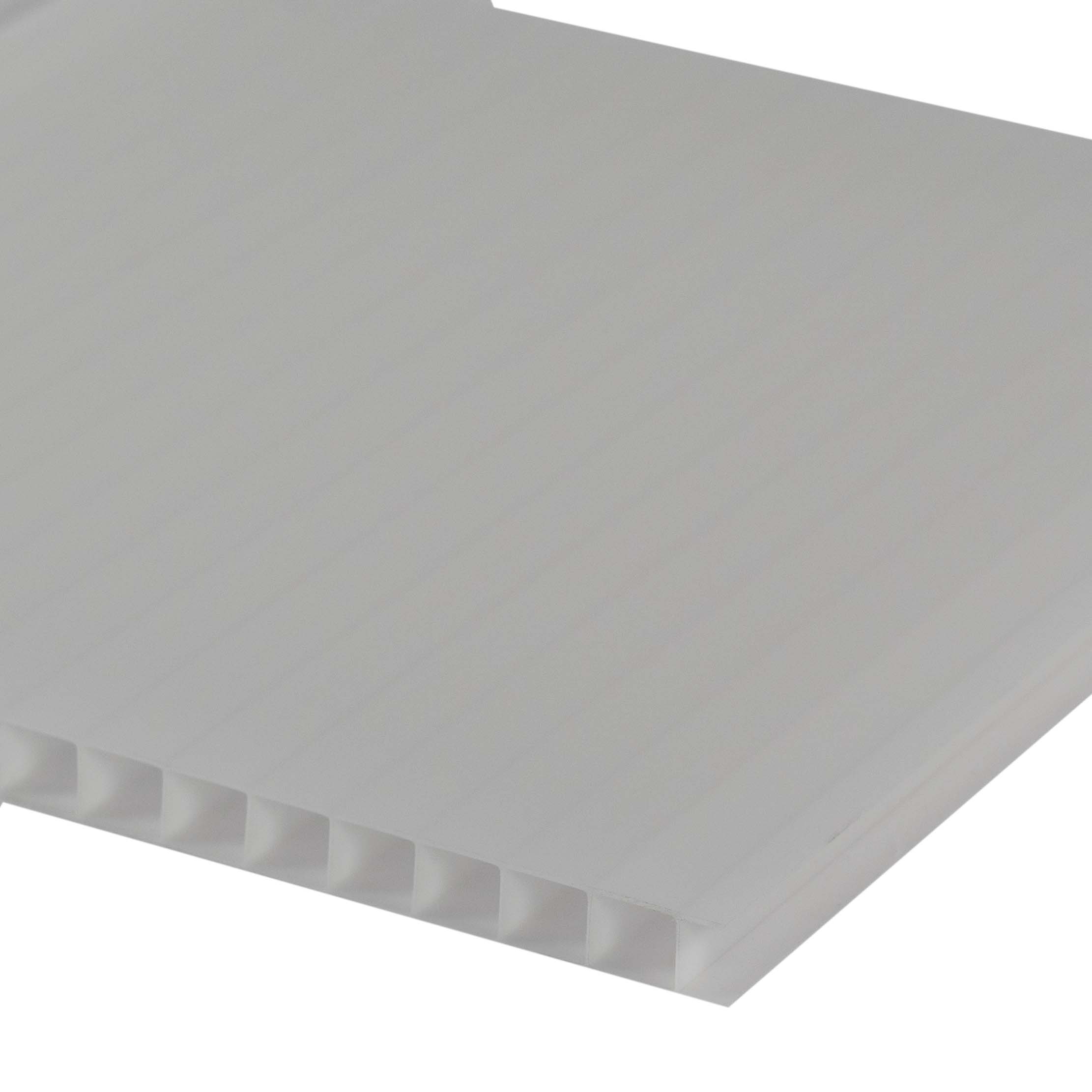 Doppelstegplatte 10 mm weiß / Opal - Polycarbonat Hohlkammerplatten - Hagelfest  