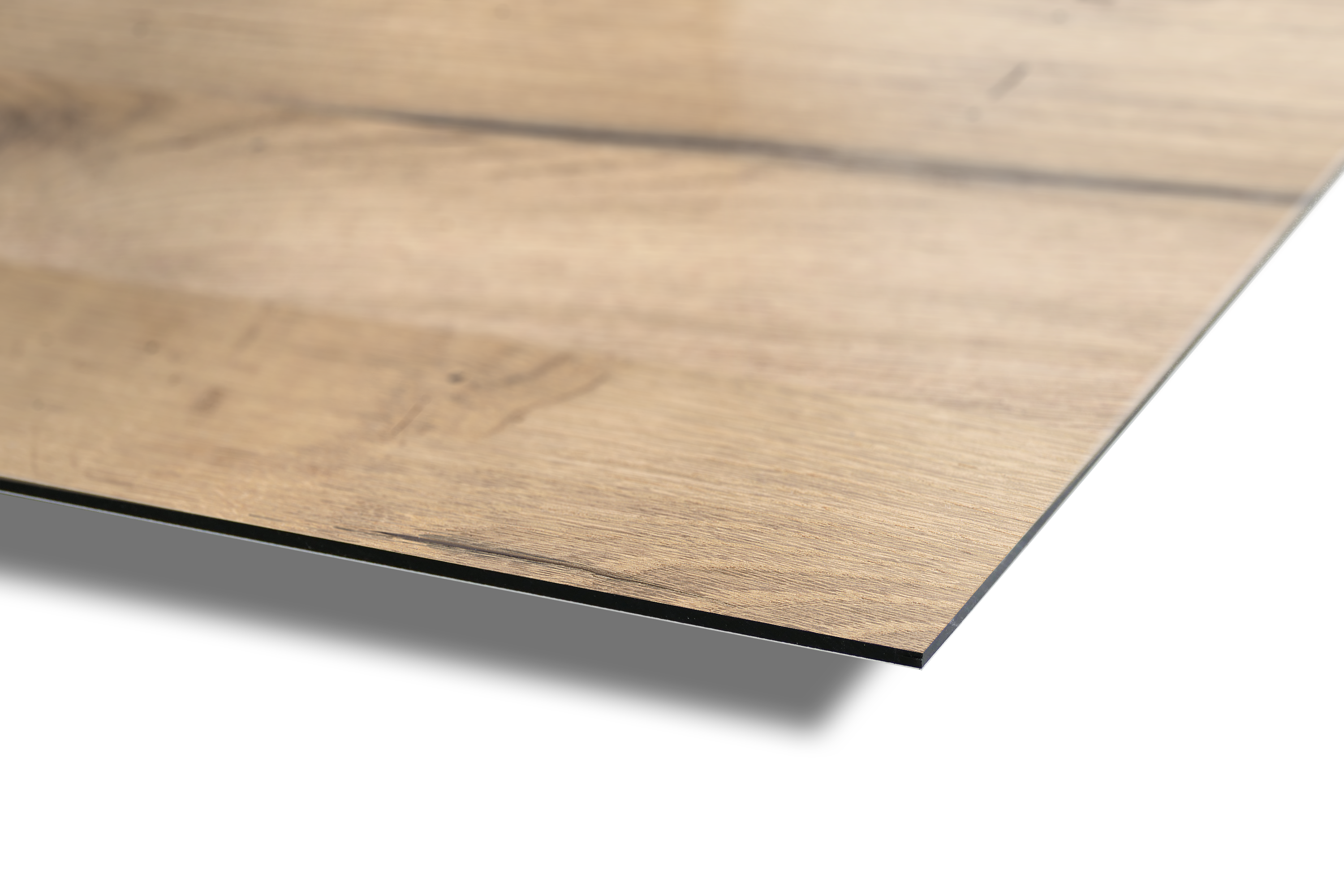 ALUTEC® Alu Verbundplatten / Fassadenplatten 6 mm mit Dekor | Eiche Hell Holzoptik