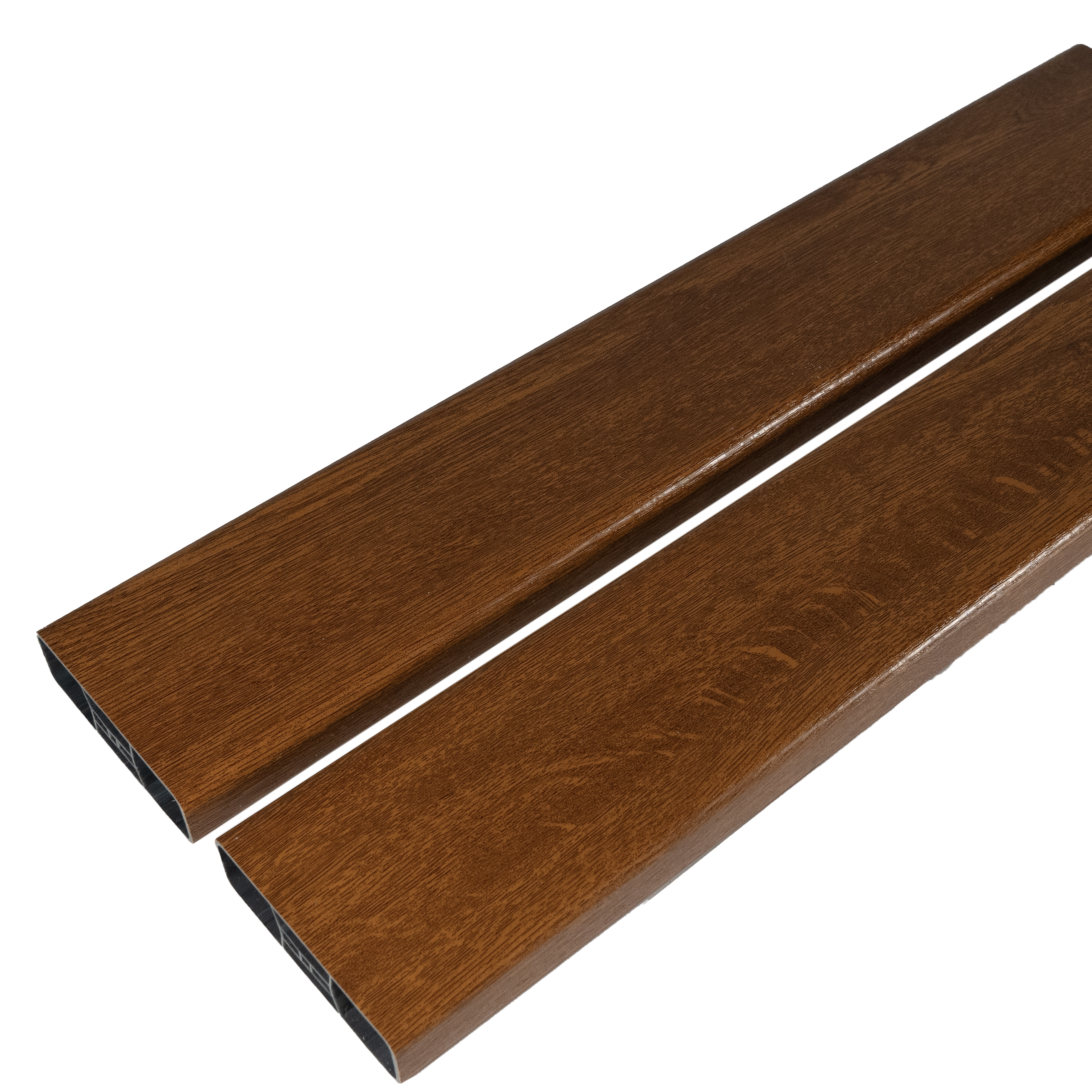 Balkonbrett Kunststoff Golden Oak - Balkonprofile 85 x 25 mm MIKUPAN® | Golden Oak | 0.995 mm