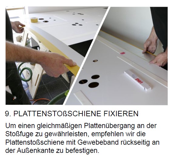 Gewebeklebeband für Plattenstoßschiene | ALUCOM® Gewebeklebeband für Plattenstoßschiene | ALUCOM®