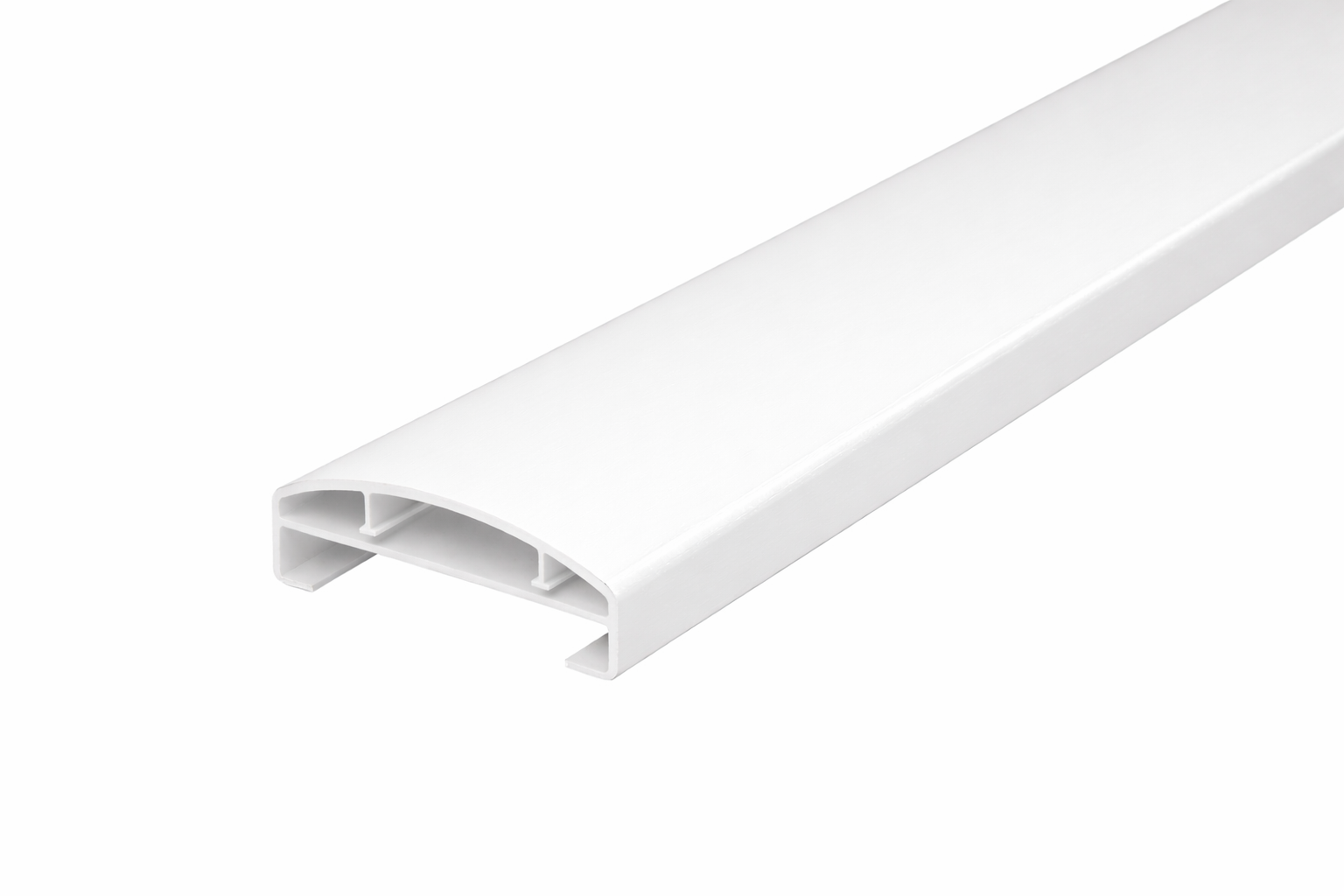 Balkonhandlauf Kunststoff Weiß - 150x45 mm Balkongeländer 