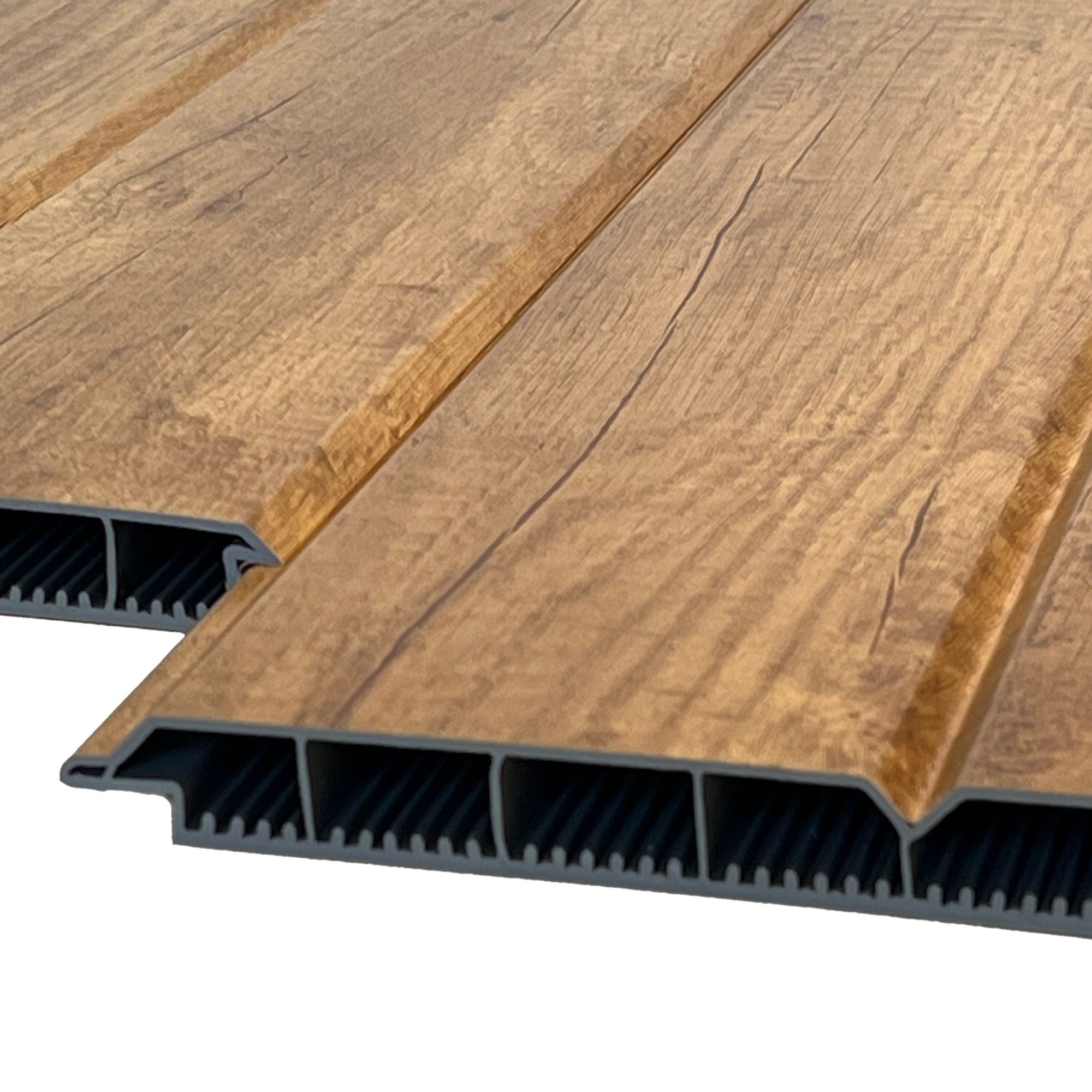 Torfüllung Kunststoff Desert Oak | Kunststoffbretter für Torfüllung 200 x 17 mm Hohlprofil