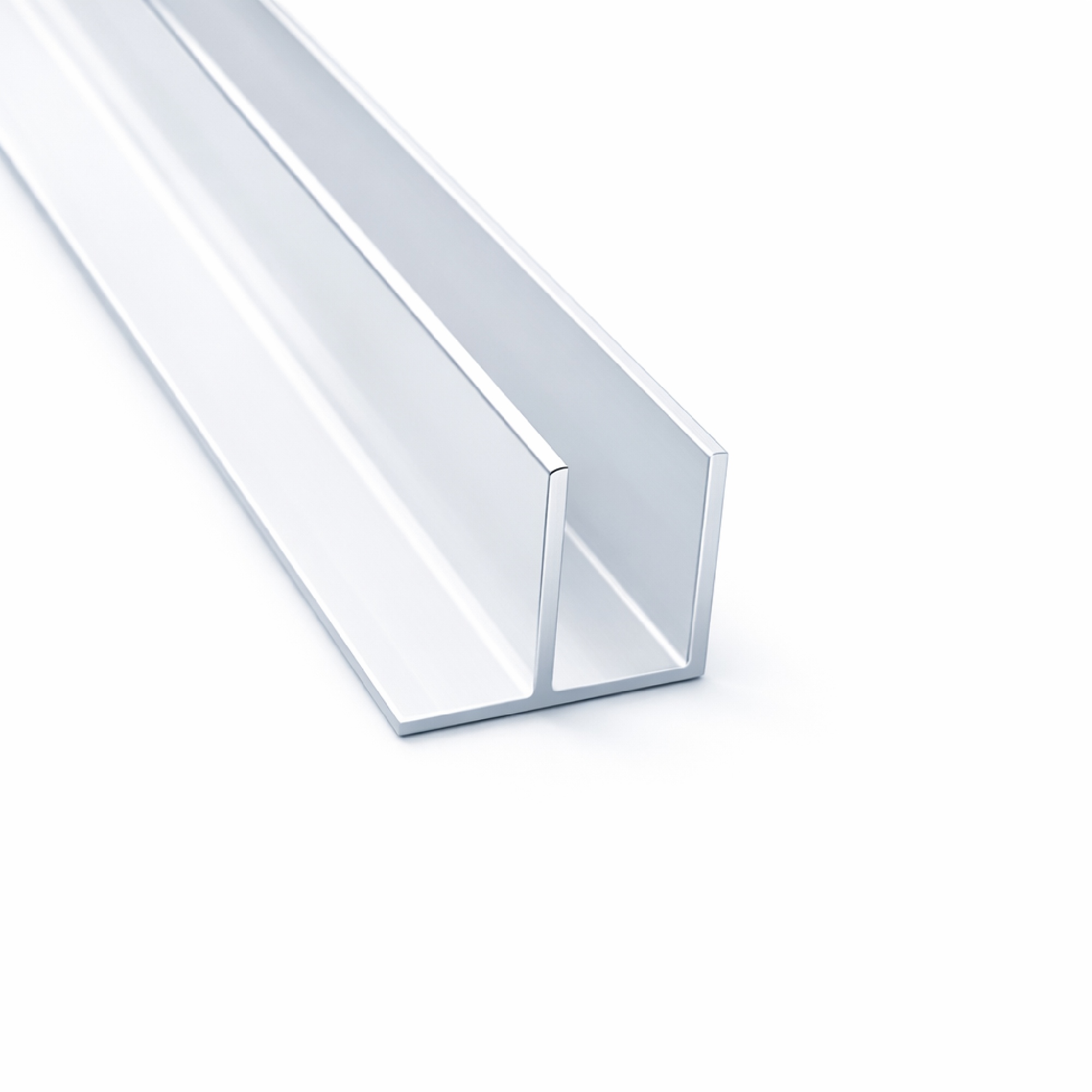 F-Profil 16 mm Alu preßblank 6.000 mm