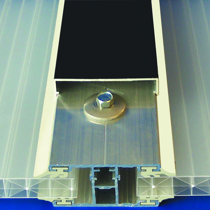 Klemmdeckel Anthrazit Alu - 60 mm breit  Klemmdeckel Anthrazit Alu - 60 mm breit