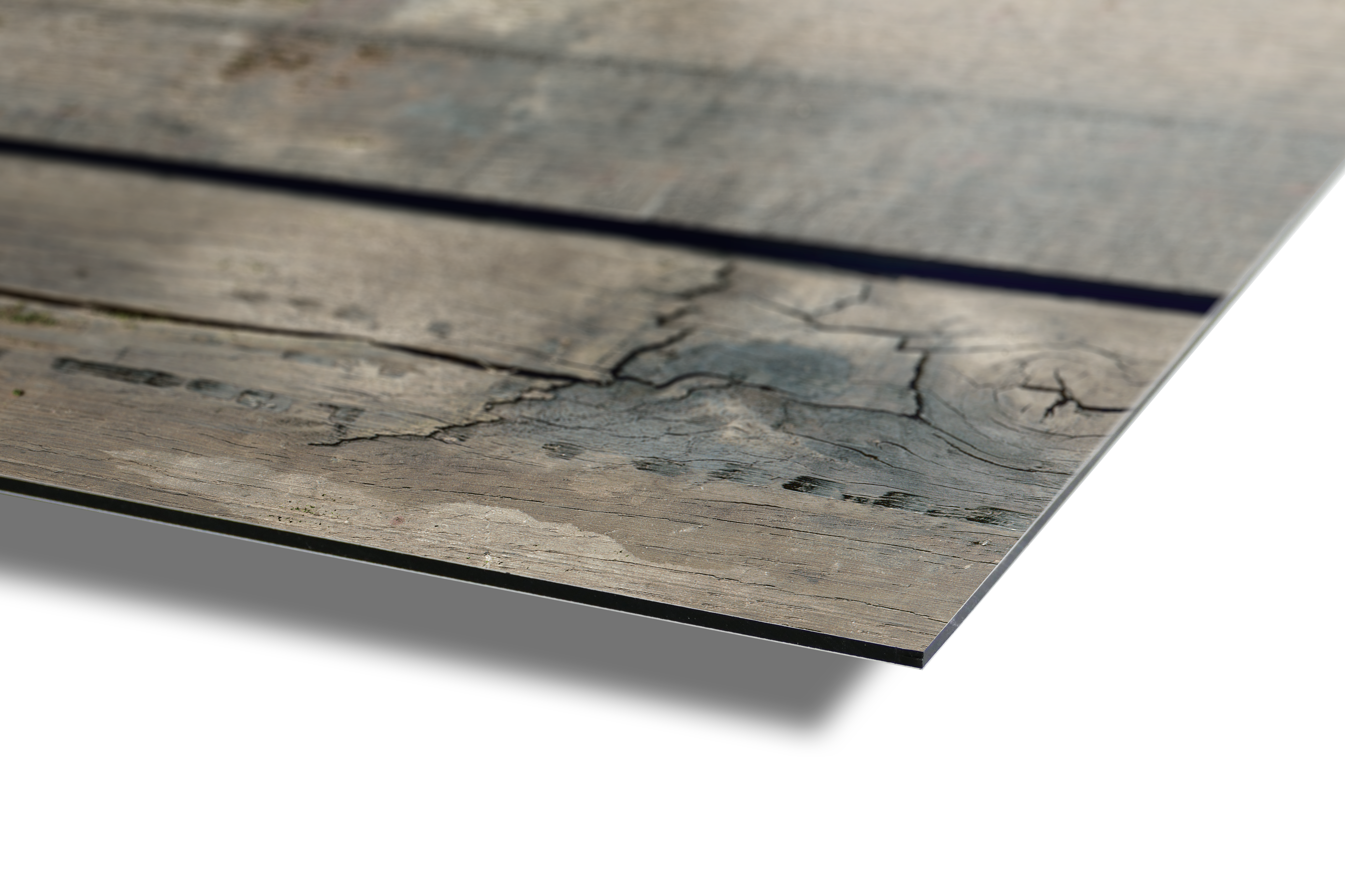 ALUCOM® Alu Verbundplatten / Fassadenplatten 6 mm mit Dekor | Eiche bemoost Holzoptik ALUCOM® Alu Verbundplatten / Fassadenplatten 6 mm mit Dekor | Eiche bemoost Holzoptik
