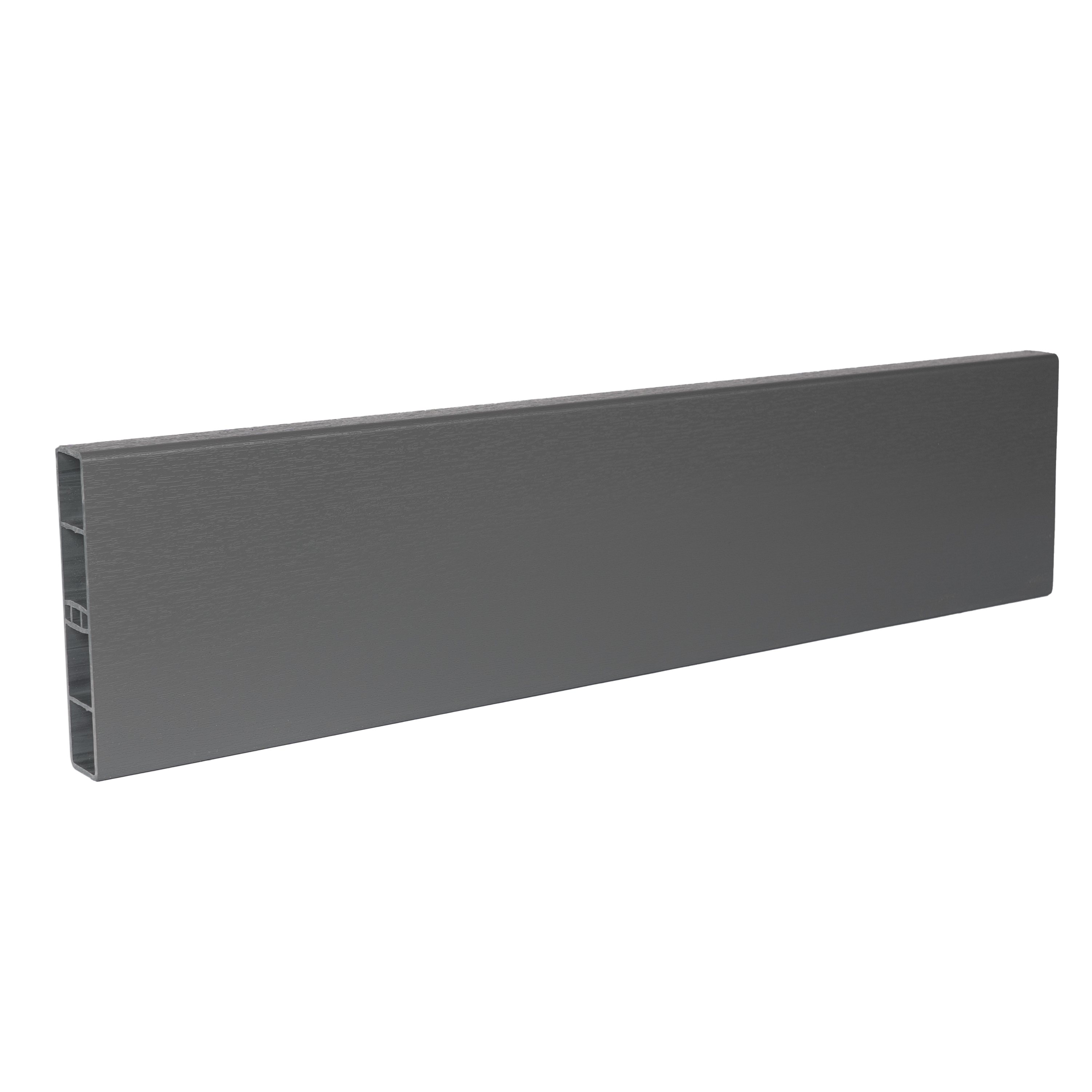Balkonbrett Kunststoff Basaltgrau ähnl. RAL 7012 - Balkonprofile 120 x 25 mm MIKUPAN® Balkonbrett Kunststoff Basaltgrau ähnl. RAL 7012 - Balkonprofile 120 x 25 mm MIKUPAN®