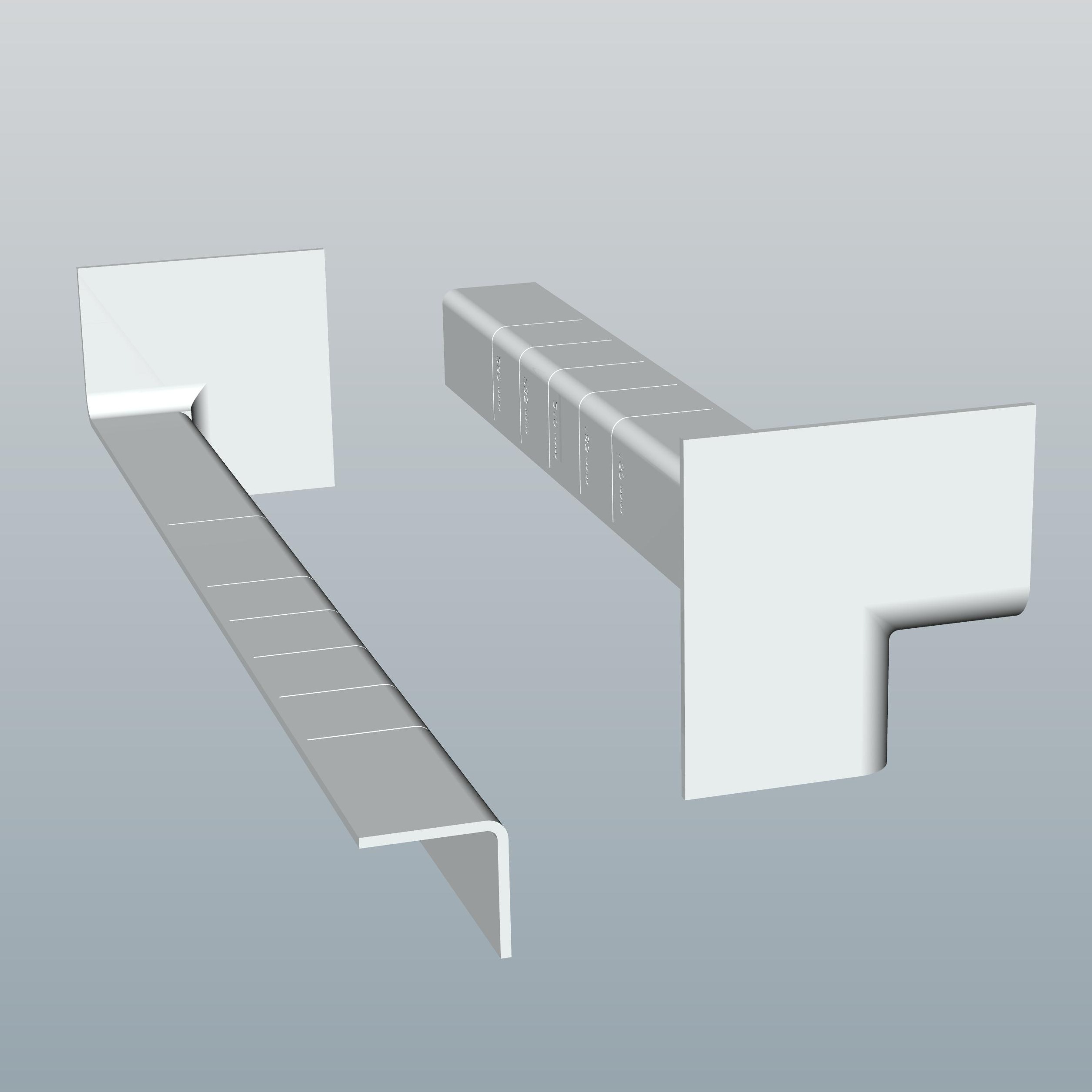 Inneneckstück für Hartschaumwinkel / Winkelprofil Mikupan weiß glatt Inneneckstück für Hartschaumwinkel / Winkelprofil Mikupan weiß glatt